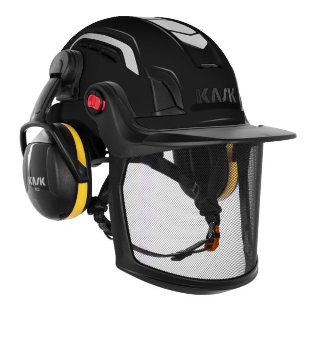 KASK helmet combination Zenith X PL, black, EN 12492
